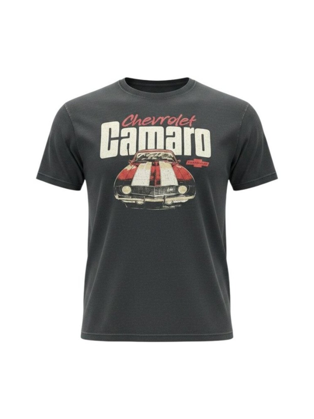 GM Chevrolet Camaro Mens Black Short Sleeve Crew Neck Graphic T-Shirt L